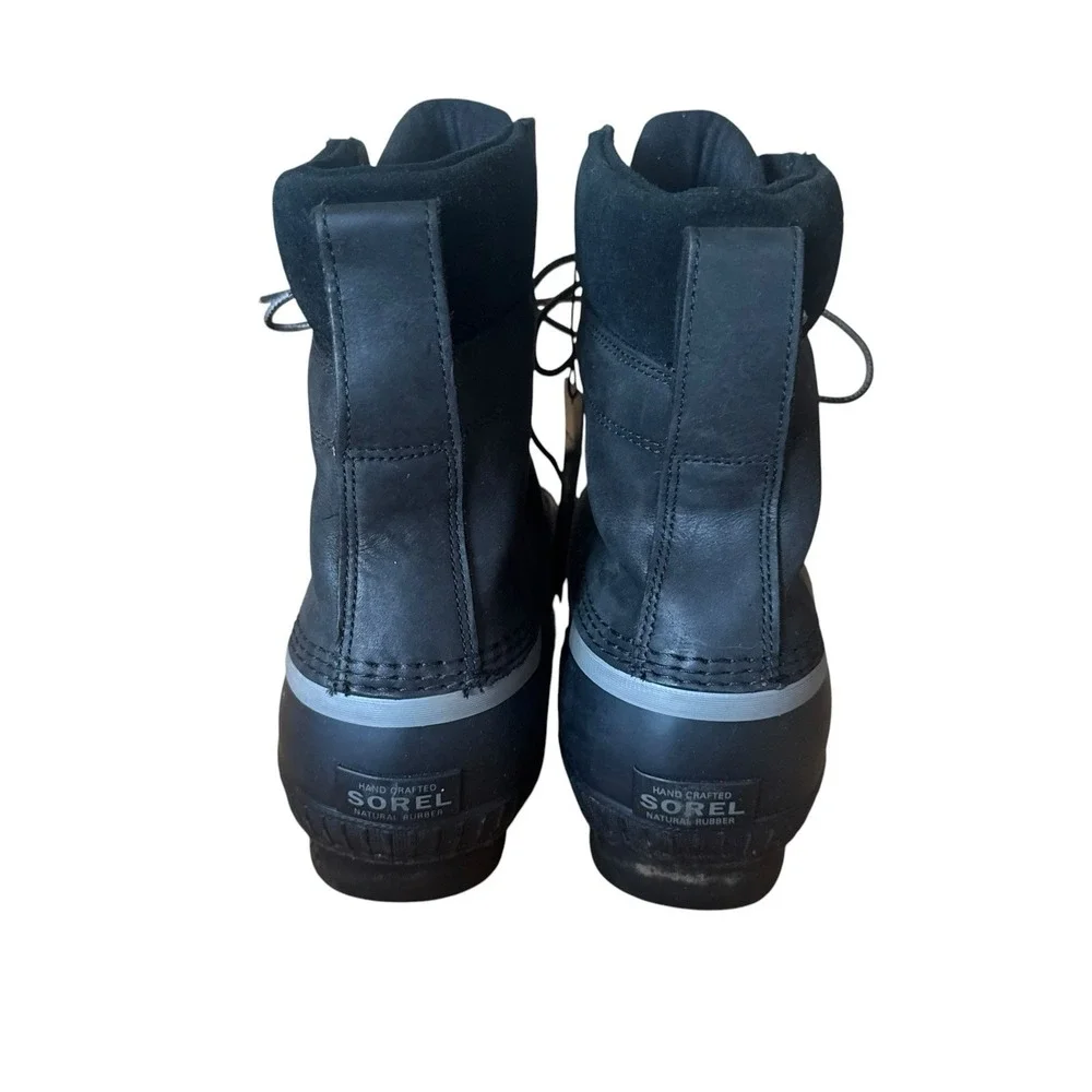 SOREL Cheyanne II Black/Black Waterproof Boots Size 14
